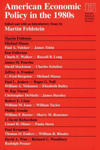 Kniha American Economic Policy in the 1980s Martin Feldstein