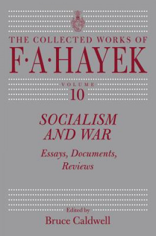 Könyv Socialism and War F A Hayek