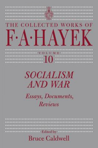 Książka Socialism and War F A Hayek