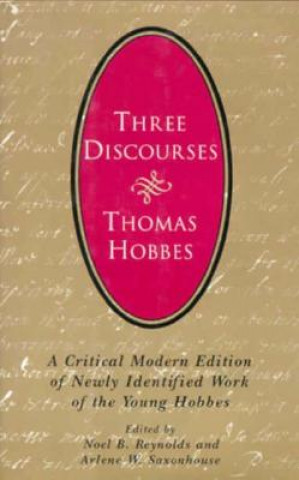 Knjiga Three Discourses Thomas Hobbes