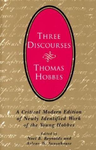 Könyv Three Discourses Thomas Hobbes
