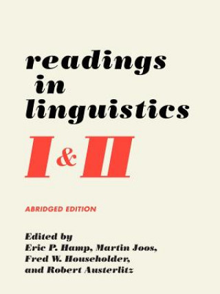 Książka Readings in Linguistics I & II Eric P. Hamp