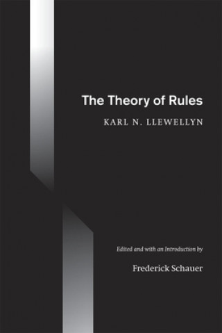 Kniha Theory of Rules Karl N. Llewellyn
