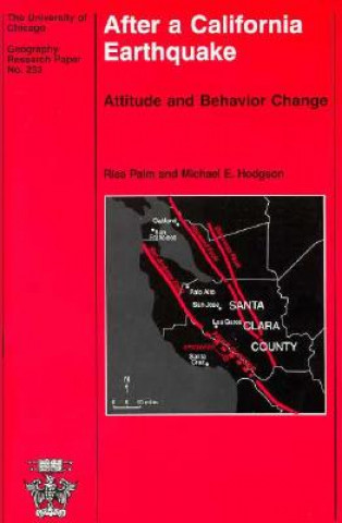 Kniha After a California Earthquake Risa Palm