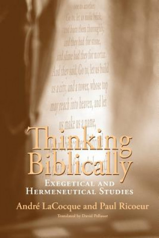 Kniha Thinking Biblically - Exegetical and Hermeneutical Studies Paul Ricoeur
