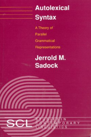 Carte Autolexical Syntax Jerrold M. Sadock