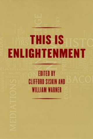 Könyv This is Enlightenment Clifford Siskin