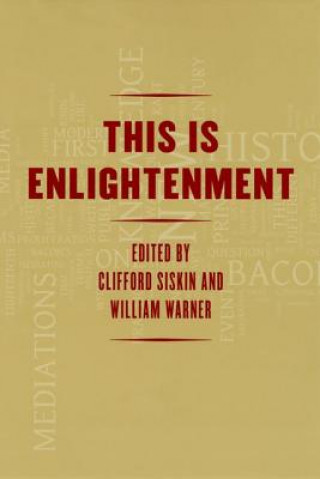 Kniha This is Enlightenment Clifford Siskin