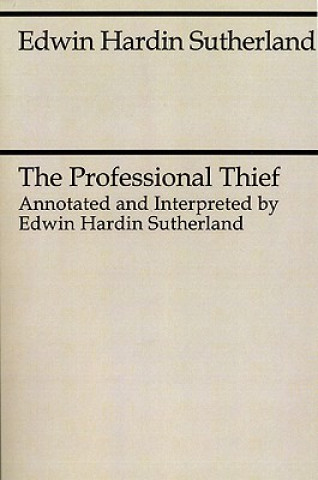 Carte Professional Thief Edwin H. Sutherland