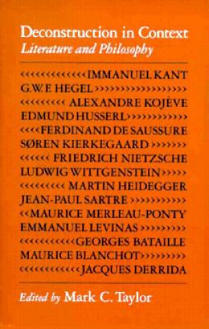 Book Deconstruction in Context Mark C. Taylor