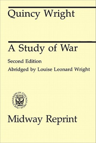 Книга Study of War Quincy Wright