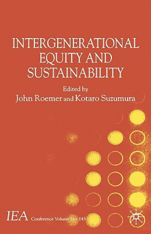 Książka Intergenerational Equity and Sustainability J. Roemer