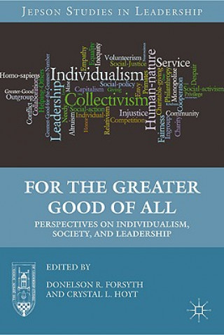 Könyv For the Greater Good of All D. Forsyth