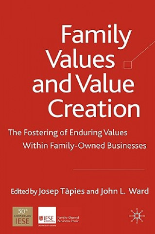 Könyv Family Values and Value Creation J. Tàpies