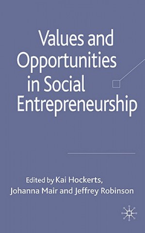 Książka Values and Opportunities in Social Entrepreneurship K. Hockerts