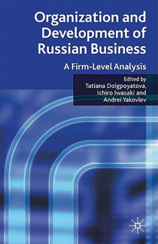 Kniha Organization and Development of Russian Business Tatiana Dolgopyatova