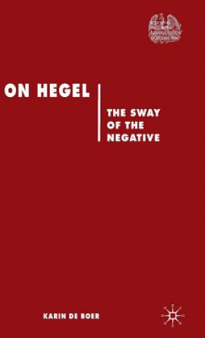 Kniha On Hegel Karin de. Boer