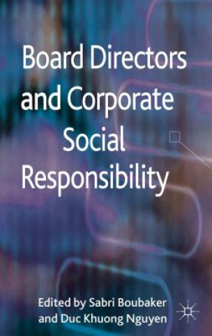 Kniha Board Directors and Corporate Social Responsibility S. Boubaker