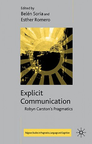 Book Explicit Communication B. Soria