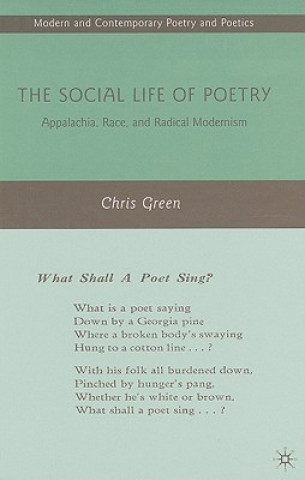 Buch Social Life of Poetry Chris Green