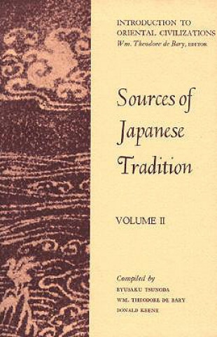 Kniha Sources of Japanese Tradition William Theodore De Bary