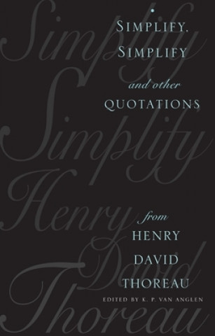 Knjiga Simplify, Simplify Kevin van Anglen