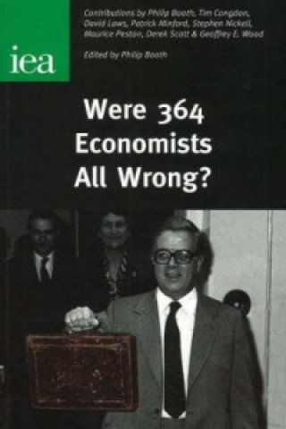 Kniha Were 364 Economists All Wrong? Philip Booth