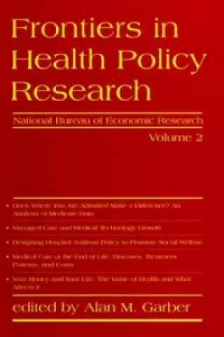 Kniha Frontiers in Health Policy Research Alan M. Garber