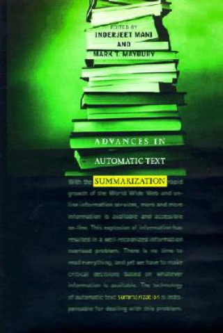 Buch Advances in Automatic Text Summarization Inderjeet Mani