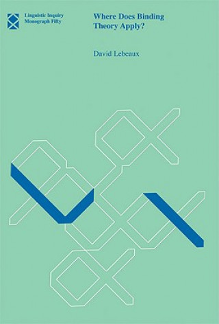 Knjiga Where Does Binding Theory Apply? David Lebeaux