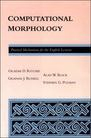 Livro Computational Morphology Alan Black