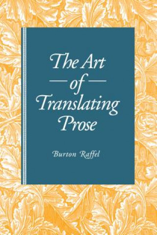 Книга Art of Translating Prose Burton Raffel