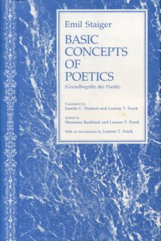 Książka Basic Concepts of Poetics Emil Staiger