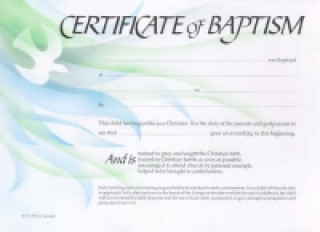 Materiale tipărite Certificate of Baptism 
