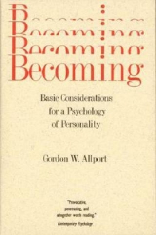 Buch Becoming Gordon W. Allport