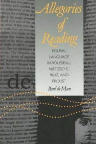 Kniha Allegories of Reading Paul De Man
