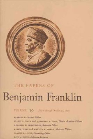 Könyv Papers of Benjamin Franklin Benjamin Franklin