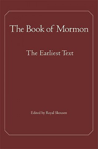 Carte Book of Mormon Royal Skousen