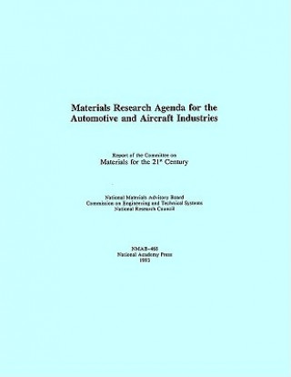 Könyv Materials Research Agenda for the Automobile and Aircraft Industries Committee on Materials for the 21st Century