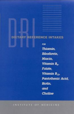 Könyv Dietary Reference Intakes for Thiamin, Riboflavin, Niacin, Vitamin B6, Folate, Vitamin B12, Pantothenic Acid, Biotin, and Choline Food and Nutrition Board