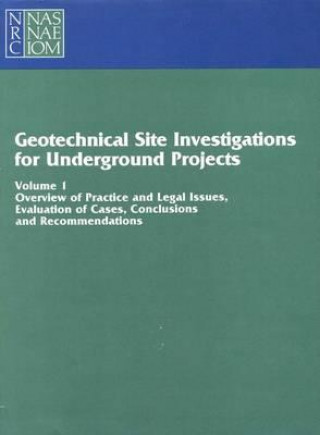 Kniha Geotechnical Site Investigations for Underground Projects Subcommittee on Geotechnical Site Investigations