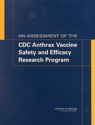 Kniha Assessment of the CDC Anthrax Vaccine Safety and Efficacy Research Program Committee to Review the CDC Anthrax Vaccine Safety and Efficacy Research Program