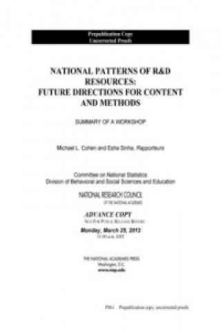 Könyv National Patterns of R&D Resources Committee on National Statistics