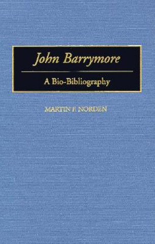 Libro John Barrymore Martin F. Norden