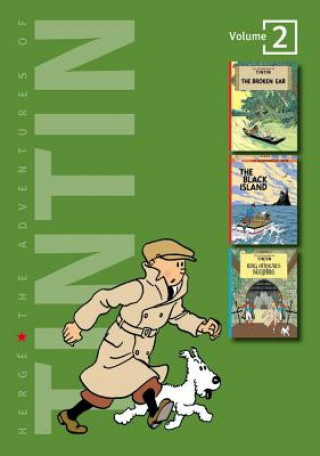 Carte Adventures of Tintin 3 Complete Adventures in 1 Volume Hergé