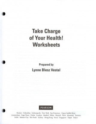 Kniha Take Charge of Your Health Worksheets Pearson