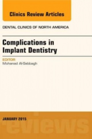 Książka Complications in Implant Dentistry, An Issue of Dental Clinics of North America Mohanad Al-Sabbagh