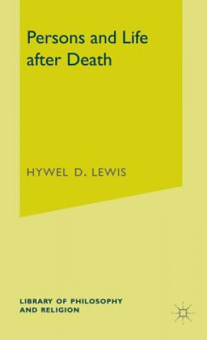 Buch Persons and Life after Death Hywel David Lewis