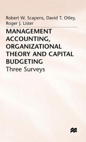 Könyv Management Accounting, Organizational Theory and Capital Budgeting: 3Surveys Robert W. Scapens