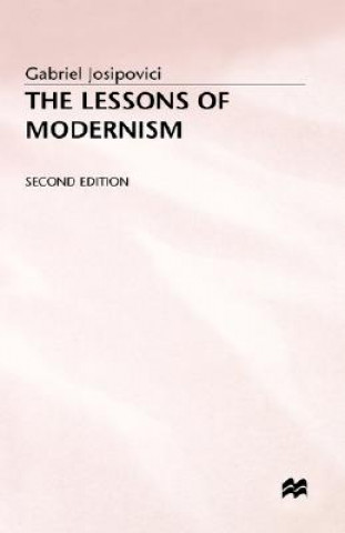 Kniha Lessons of Modernism Gabriel Josipovici